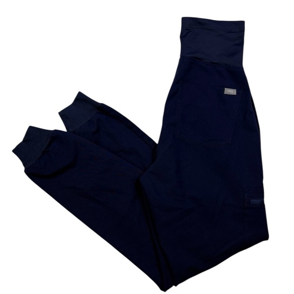 FIGS Navy Zamora Maternity Jogger Scrub Pants | Size XXS - Picture 8 of 14